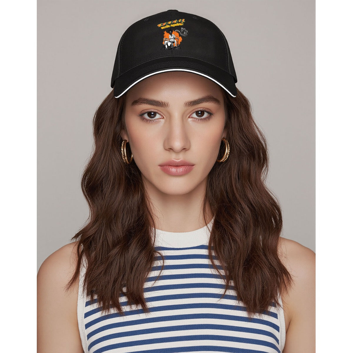 Sandwich Baseball Cap-6 Panels For the USA