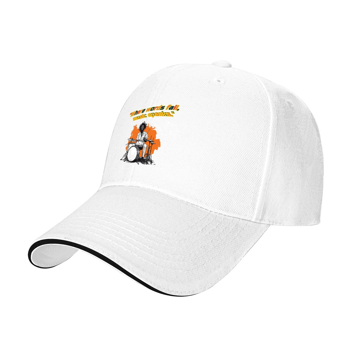 Sandwich Baseball Cap-6 Panels For the USA