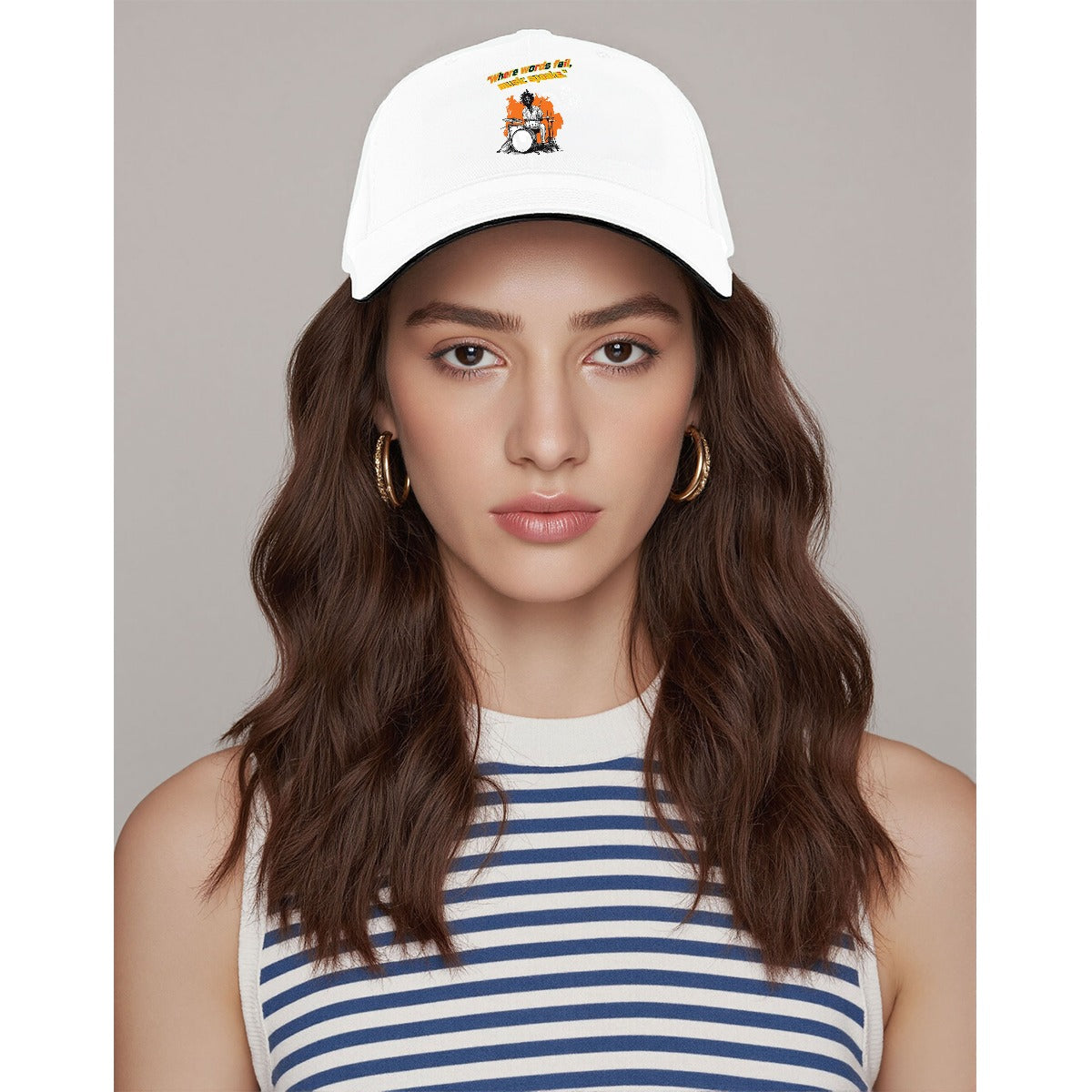 Sandwich Baseball Cap-6 Panels For the USA