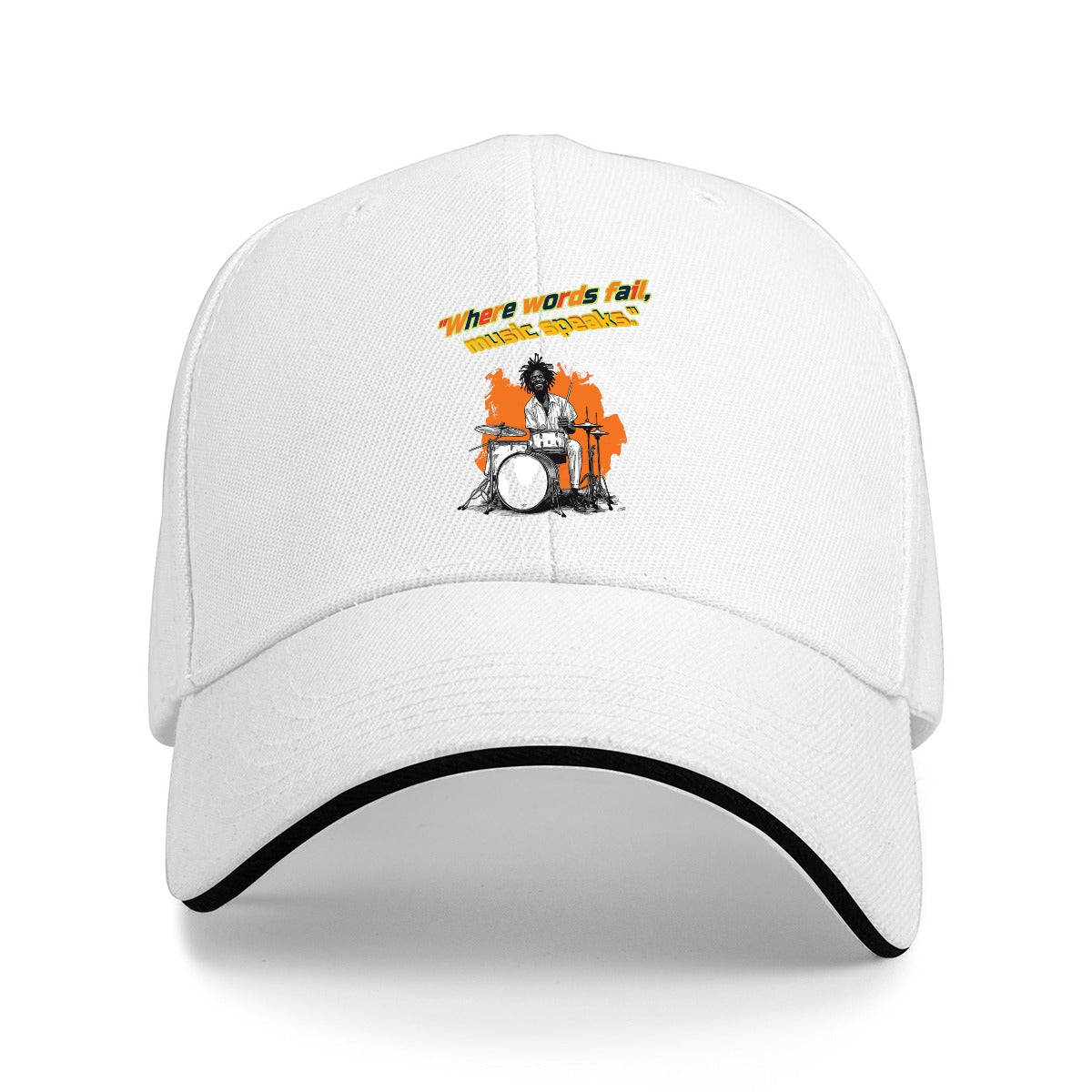 Sandwich Baseball Cap-6 Panels For the USA