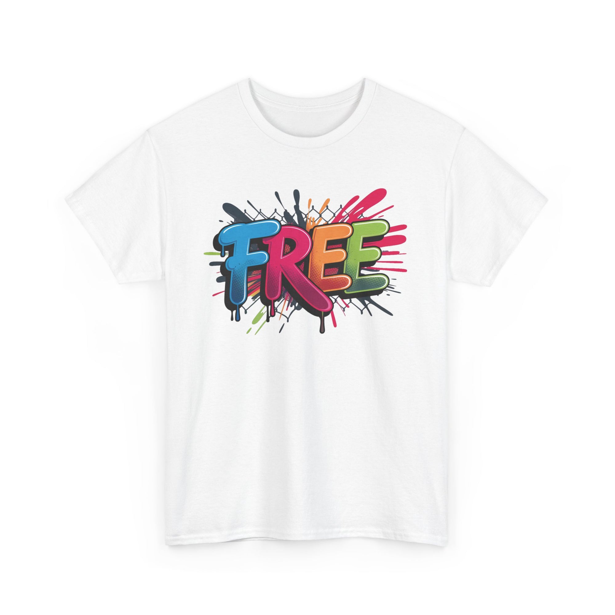 Vibrant Graphic Tee for Freedom Lovers, Unisex Cotton T-Shirt, Casual Wear, Gift for Friends, Summer Style, Graphic T-Shirt