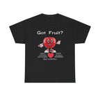 Cute Apple Graphic Tee - Love You More, Unisex Heavy Cotton Tee, Funny Gift, Casual Wear, Foodie Shirt, Valentine's Day Apparel