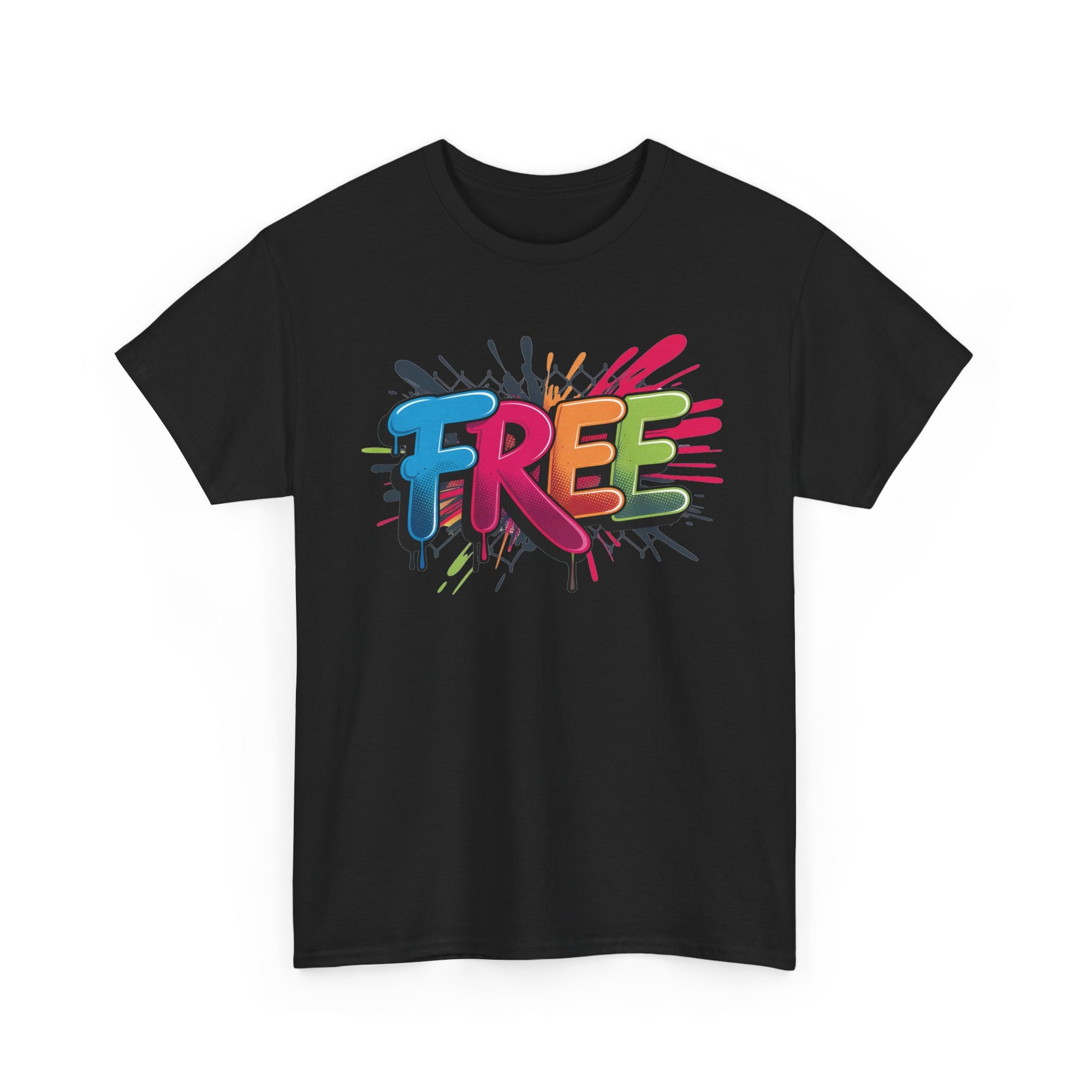 Vibrant Graphic Tee for Freedom Lovers, Unisex Cotton T-Shirt, Casual Wear, Gift for Friends, Summer Style, Graphic T-Shirt