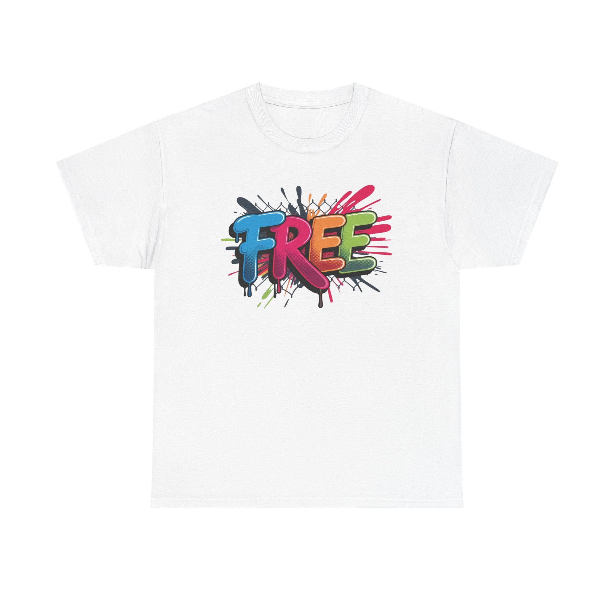 Vibrant Graphic Tee for Freedom Lovers, Unisex Cotton T-Shirt, Casual Wear, Gift for Friends, Summer Style, Graphic T-Shirt