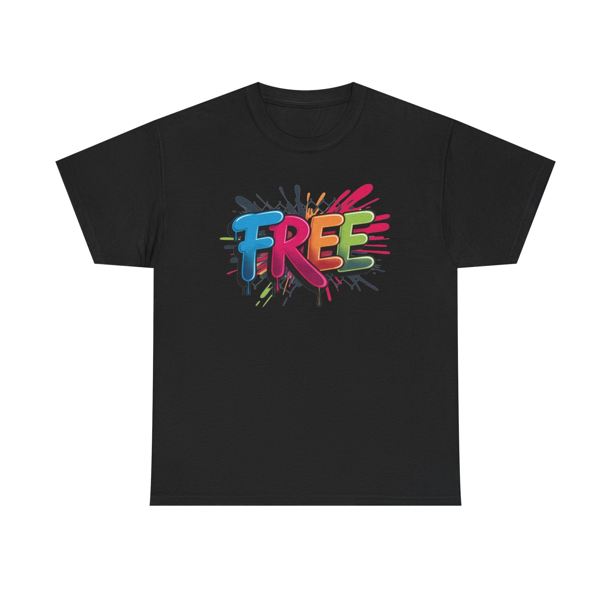 Vibrant Graphic Tee for Freedom Lovers, Unisex Cotton T-Shirt, Casual Wear, Gift for Friends, Summer Style, Graphic T-Shirt