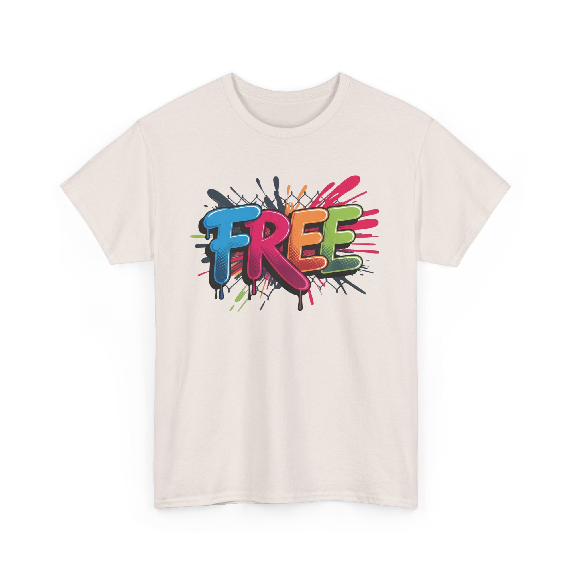 Vibrant Graphic Tee for Freedom Lovers, Unisex Cotton T-Shirt, Casual Wear, Gift for Friends, Summer Style, Graphic T-Shirt